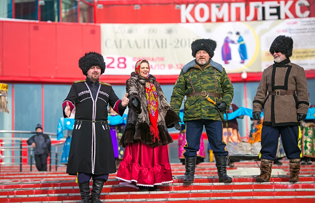 Юбилей Сагаалгана отметили "с размахом" на площадке ФСК в столице Бурятии, Фото с места события собственное