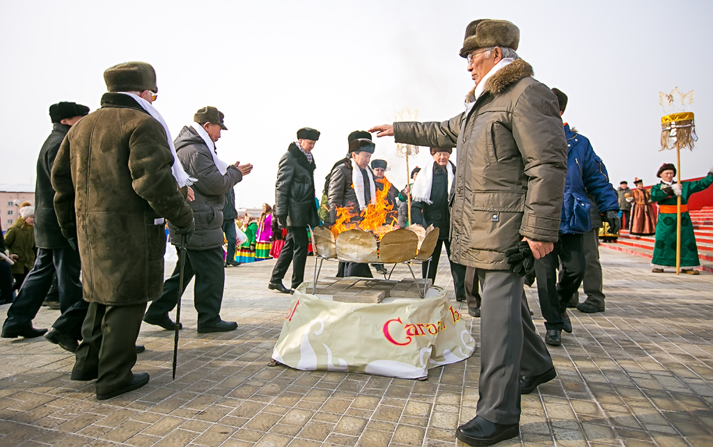 Юбилей Сагаалгана отметили "с размахом" на площадке ФСК в столице Бурятии, Фото с места события собственное
