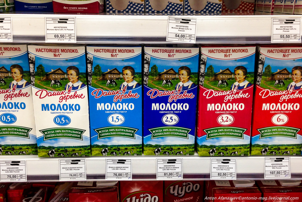 Цены на молоко выросли, но ненамного, Фото с места события из других источников