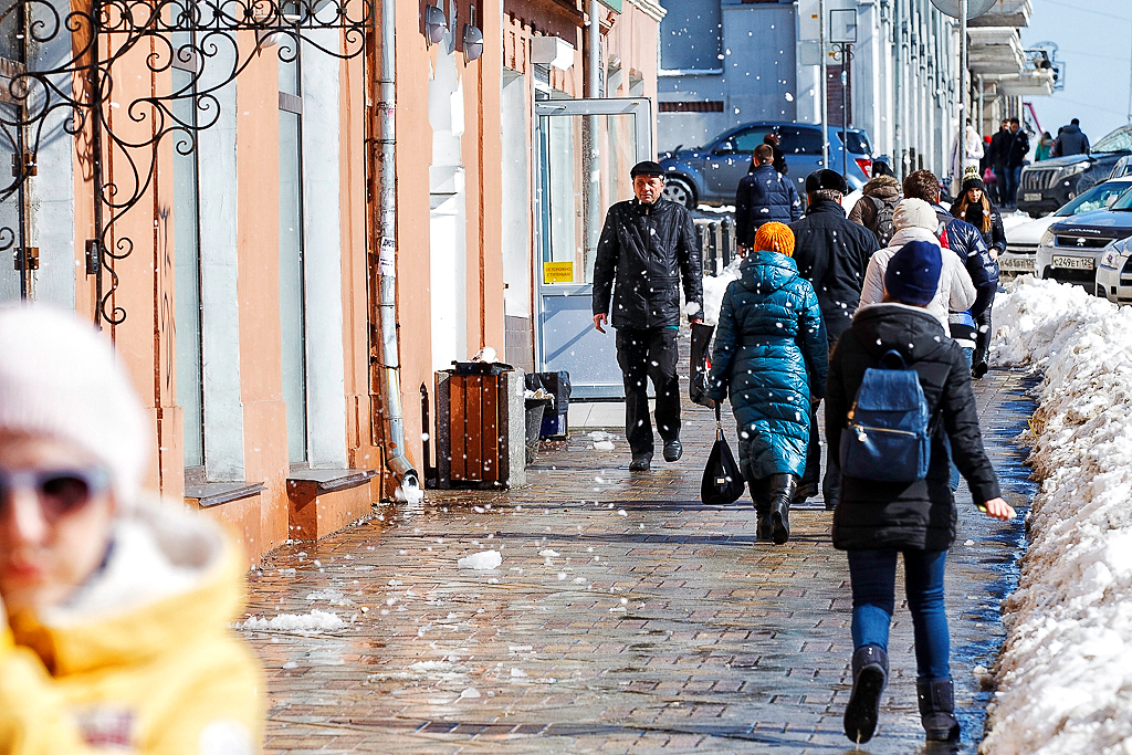 Падающий снег, Фото с места события собственное