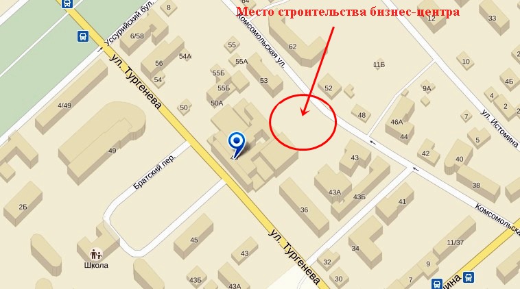 Место расположения небоскреба на карте, Фото с места события из других источников