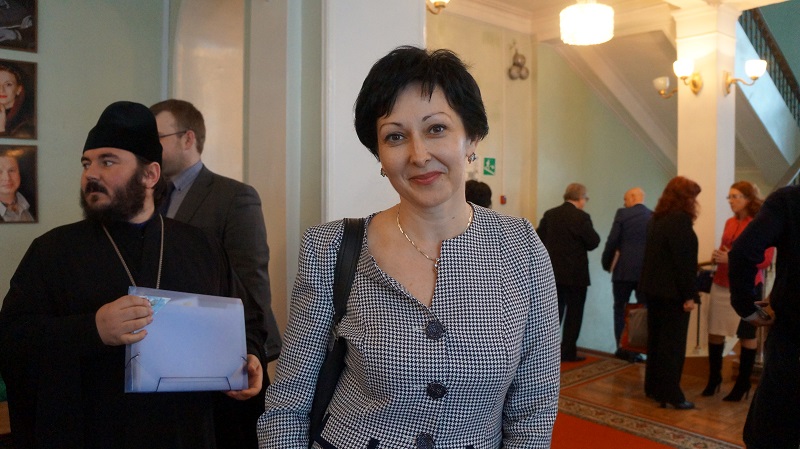 Заместитель председателя Магаданской областной Думы, председатель региональной Молодежной общественной палаты Оксана Бондарь, Фото с места события собственное