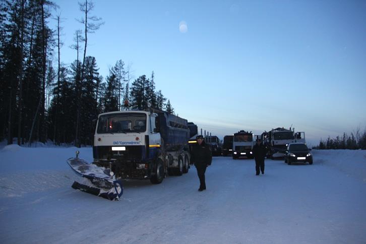 Пикет на технологической трассе ВСТО, Фото с места события из других источников