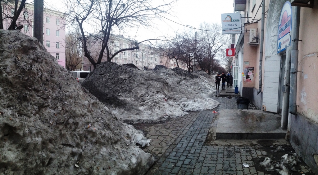 "Плавающий" Комсомольск, пр. Ленина, Фото с места события собственное