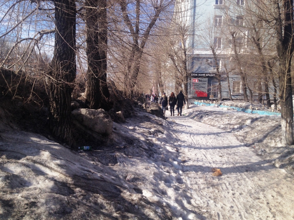 "Плавающий" Комсомольск, Фото с места события собственное