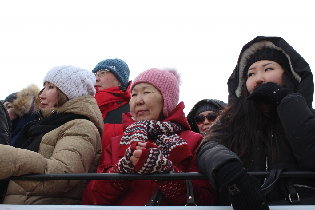 "Гонка звезд" с участием олимпийского чемпиона Никиты Крюкова стартовала в Якутске, Фото с места события собственное