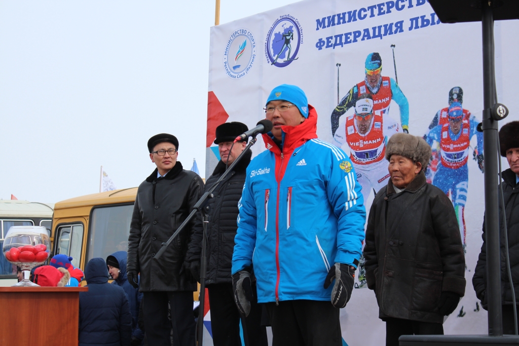 "Гонка звезд" с участием олимпийского чемпиона Никиты Крюкова стартовала в Якутске, Фото с места события собственное