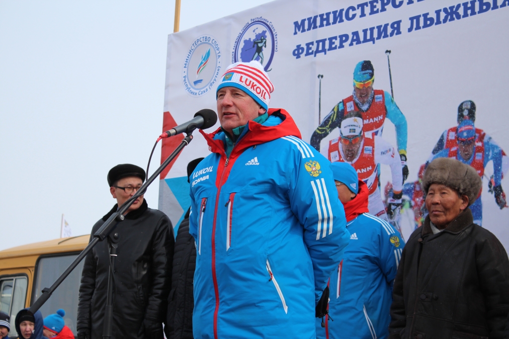 "Гонка звезд" с участием олимпийского чемпиона Никиты Крюкова стартовала в Якутске, Фото с места события собственное