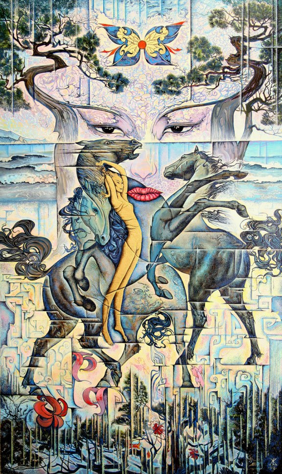 Выставка художника из Бурятии откроется в Москве, Фото с места события из других источников