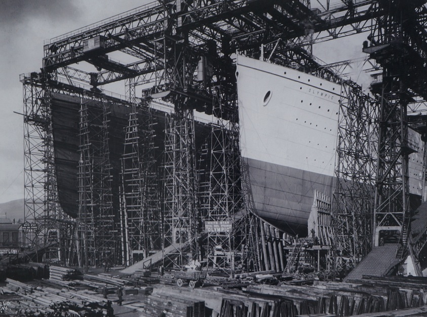  "Титаника" и его "брат" "Олимпик", Фото с места события собственное