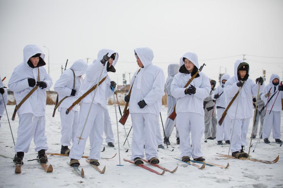 Военно-историческую реконструкцию битвы на озере Ильмень представили в Якутске, Фото с места события собственное