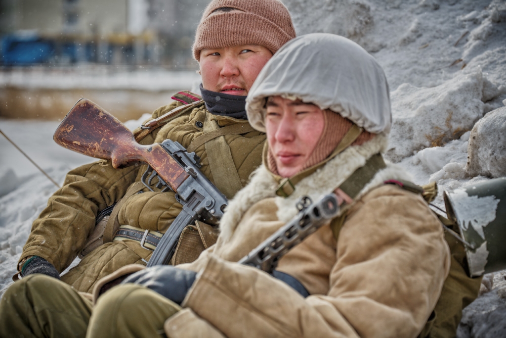 Военно-историческую реконструкцию битвы на озере Ильмень представили в Якутске, Фото с места события собственное