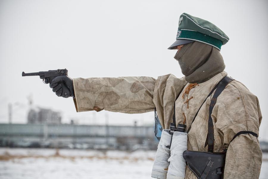 Военно-историческую реконструкцию битвы на озере Ильмень представили в Якутске, Фото с места события собственное