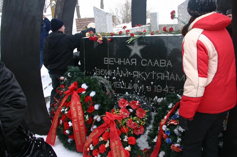 Военно-историческую реконструкцию битвы на озере Ильмень представили в Якутске, Фото с места события собственное