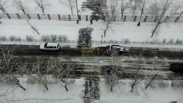 Снегопады накрыли Бурятию в чистый четверг, Фото с места события собственное