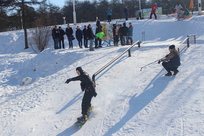 Сноубордисты должны были показать стабильность в трюках, Фото с места события собственное