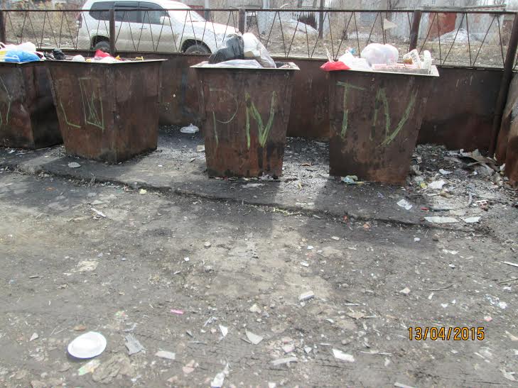 улица Краснореченская, 105 а, 101, 101 а, 103, 103а - контейнерная площадка, Фото с места события из других источников