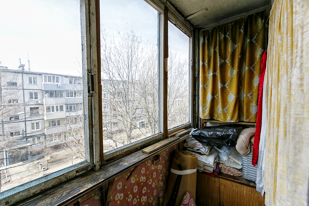 Замена окон, Фото с места события собственное