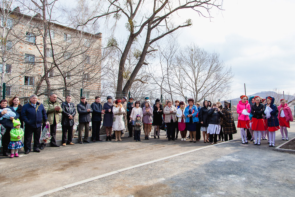 Жители пгт Смоляниново, Фото с места события собственное