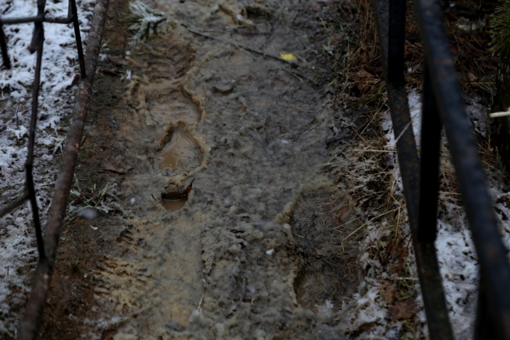 Трудности ждут хабаровчан, решивших побывать на кладбище в день поминовения усопших, Фото с места события собственное