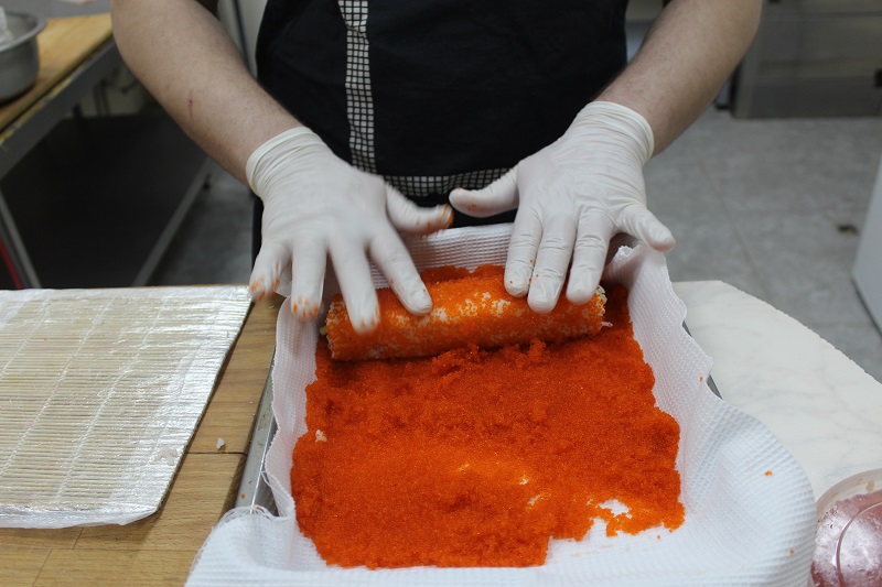 Яркое украшение блюда, Фото с места события собственное