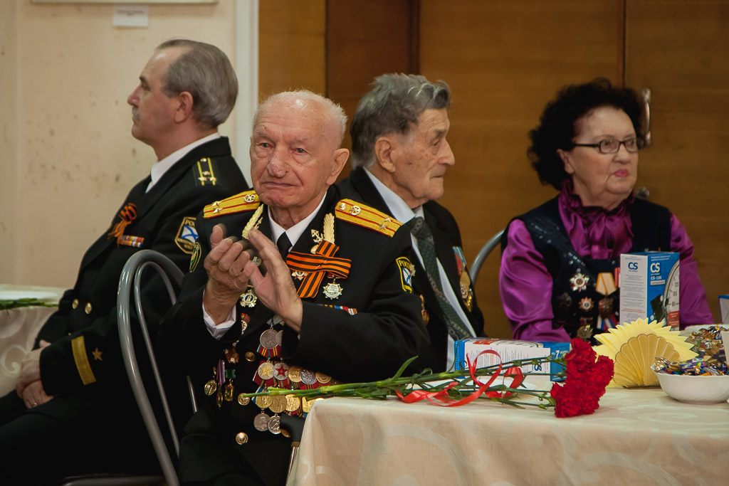 Для ветеранов было организовано чаепитие, Фото с места события собственное