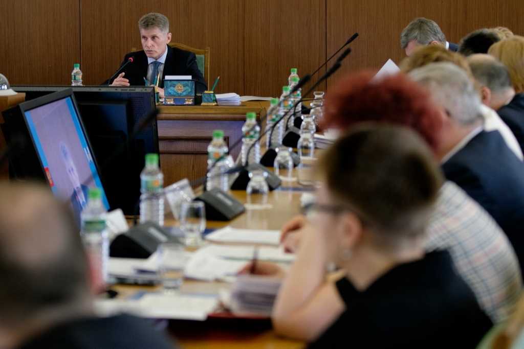 Заседание  Пресс-служба аппарата губернатора Сахалинской области