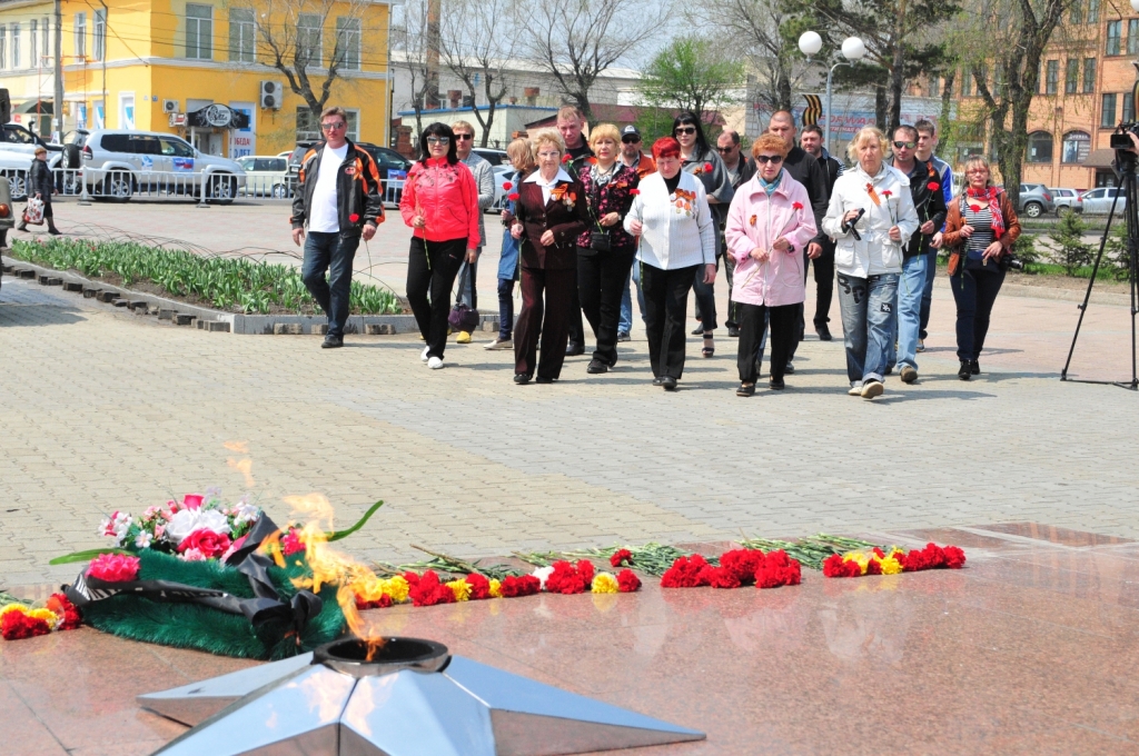 Финиш в Уссурийске, Фото с места события собственное