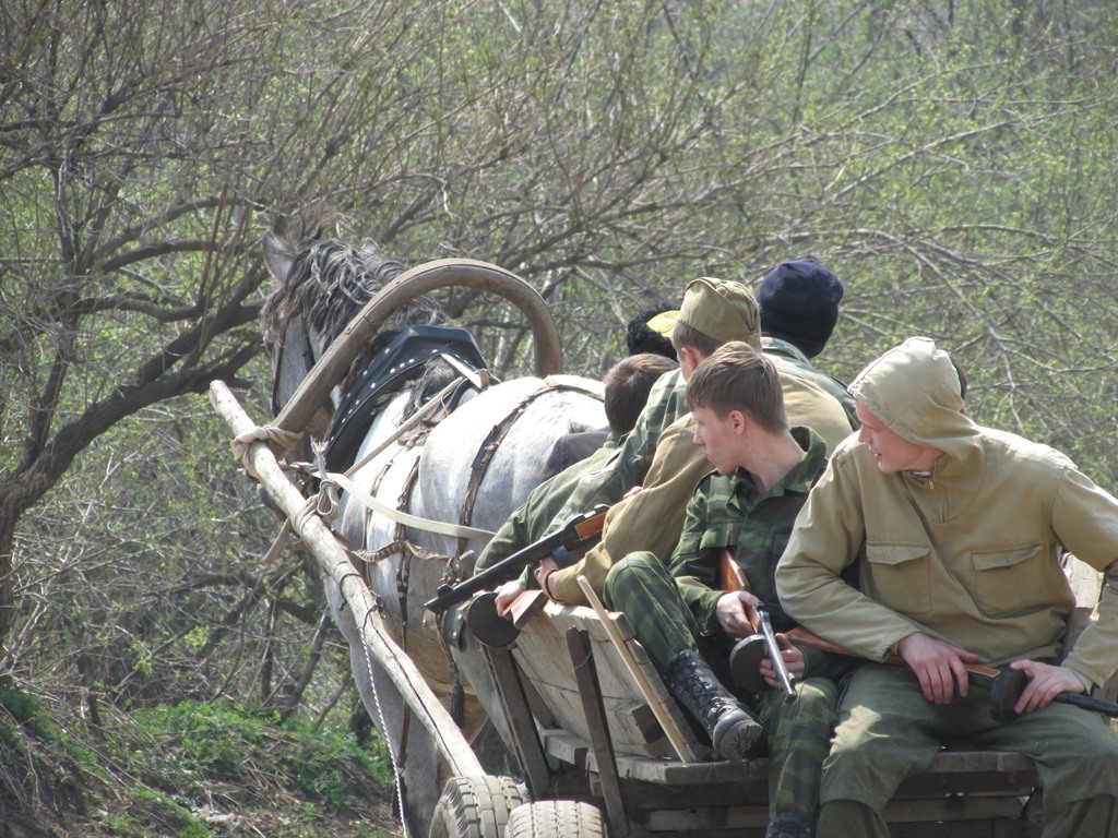 Партизанский отряд, Фото с места события собственное