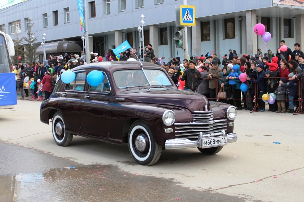 Первомайский парад прошел в Якутске, Фото с места события собственное