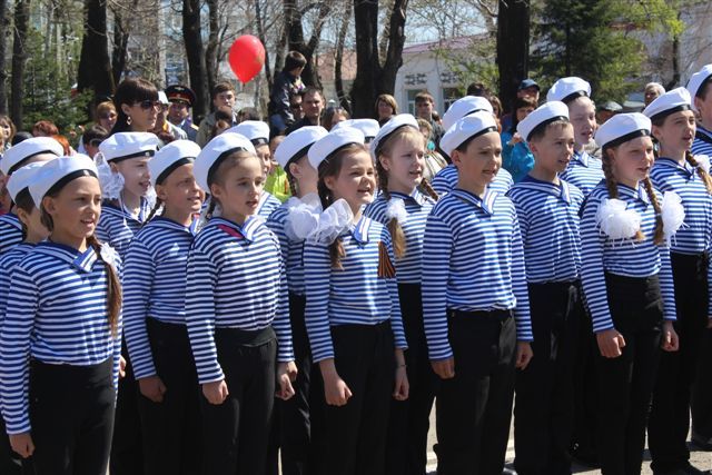 Юные моряки, Фото с места события собственное