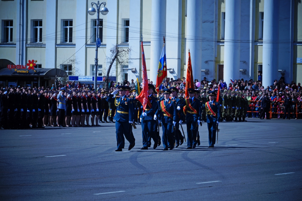 Парад Победы, Фото с места события собственное