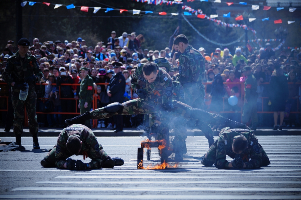 Показательные выступления, Фото с места события собственное