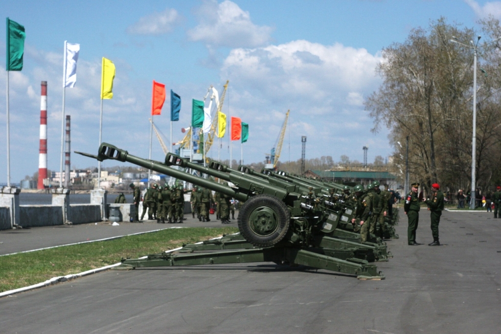 Салют в День Победы, Фото с места события собственное
