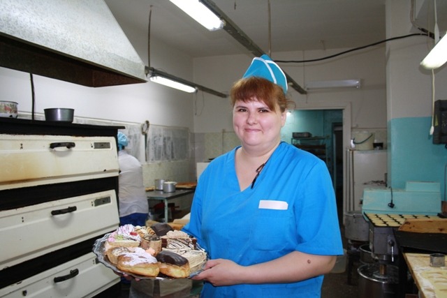 Пирожные от Шнайдермана пользуются спросом, Фото с места события собственное