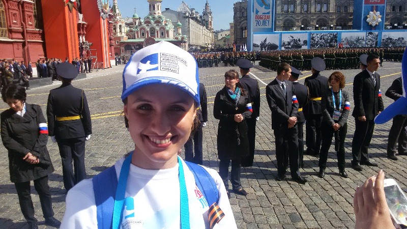 Волонтеры ЕАО приняли участие в праздновании Дня Победы в Москве, Фото с места события из других источников