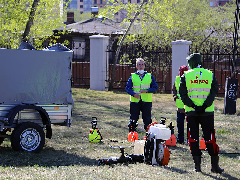 Противоклещевая обработка парковых зон, оставить навсегда