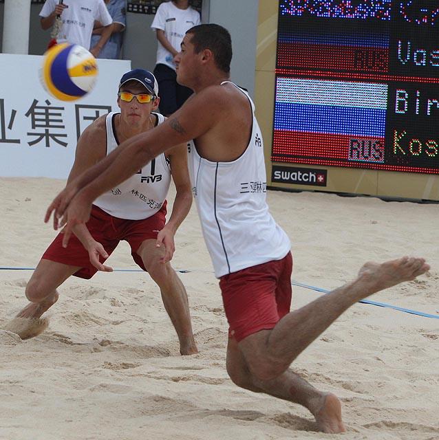 Дмитрий Карпов и Евгений Васильев на Sanya Open 2009 http://spbvolley.ru