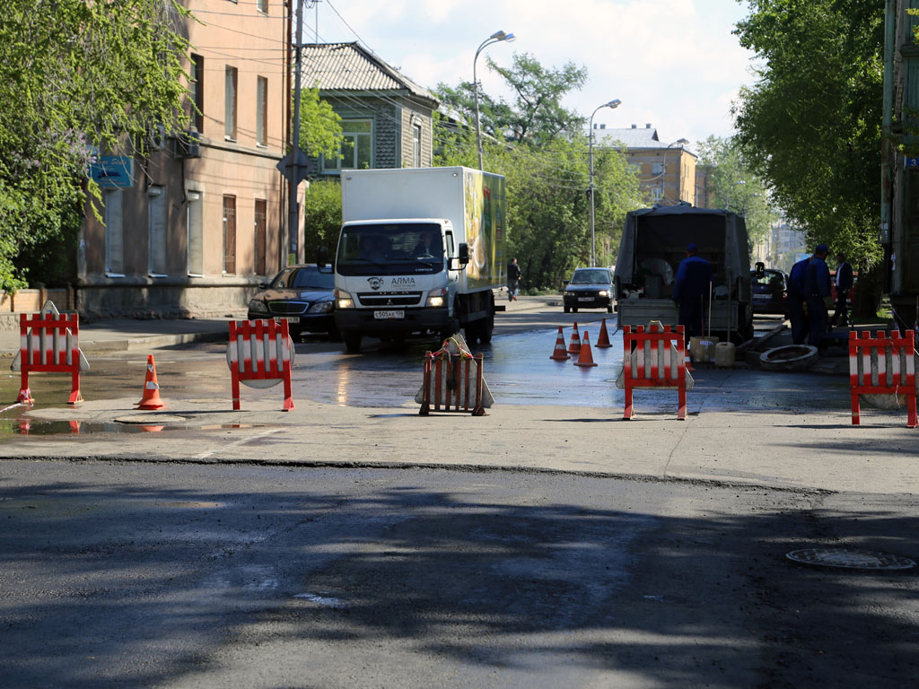 Перекресток Рабочей с Пролетарской