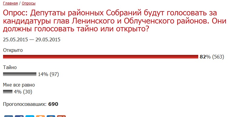 Жители ЕАО настаивают на открытом голосовании депутатов за глав муниципальных образований