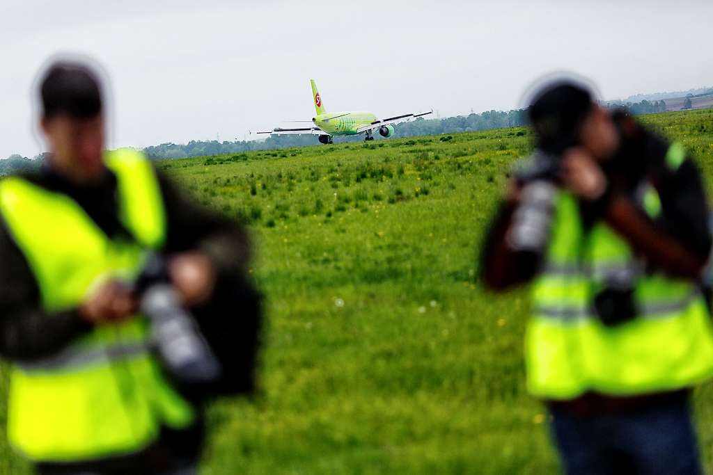 Самолет Airbus A320 авиакомпании S7