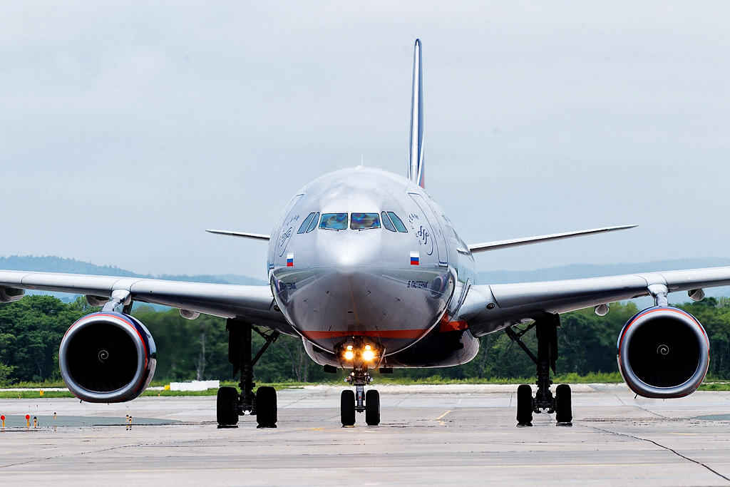 Самолет Airbus A330-343X авиакомпании "Аэрофлот"