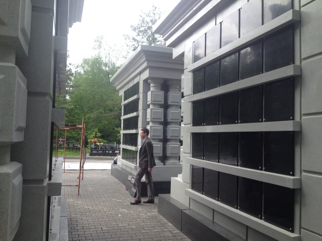 Колумбарий, визит мэра