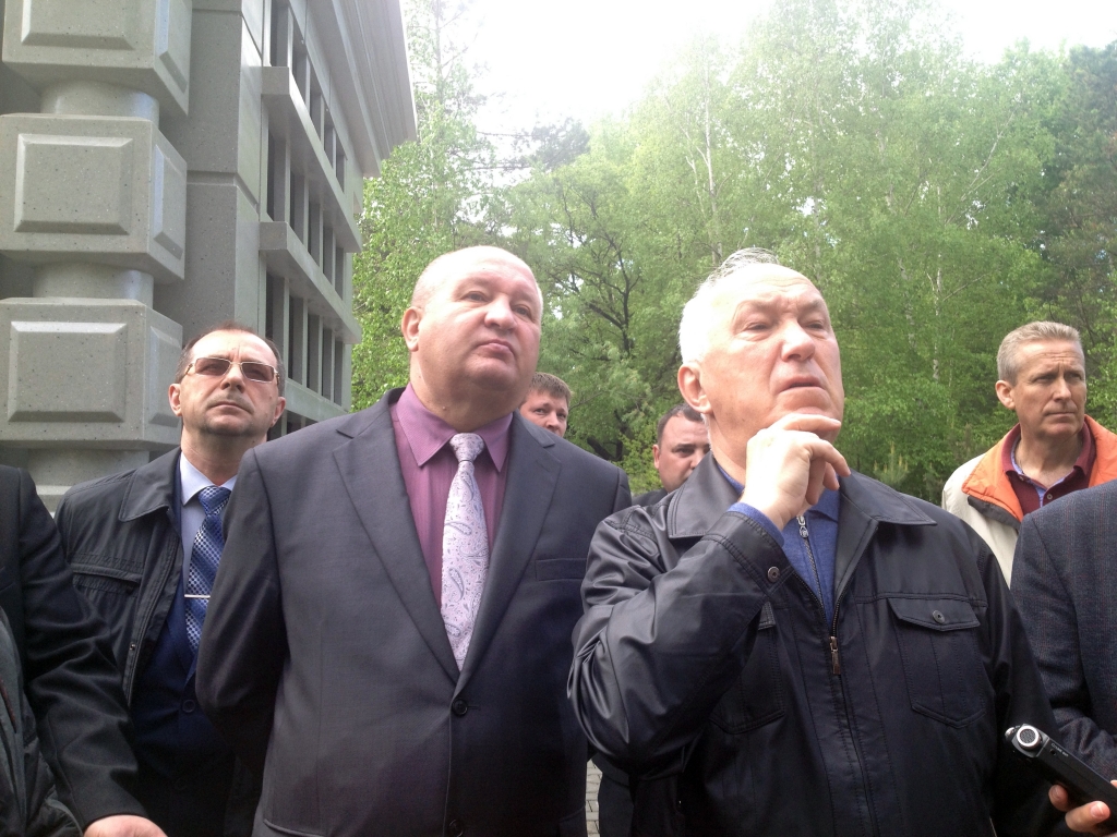 Колумбарий, визит мэра