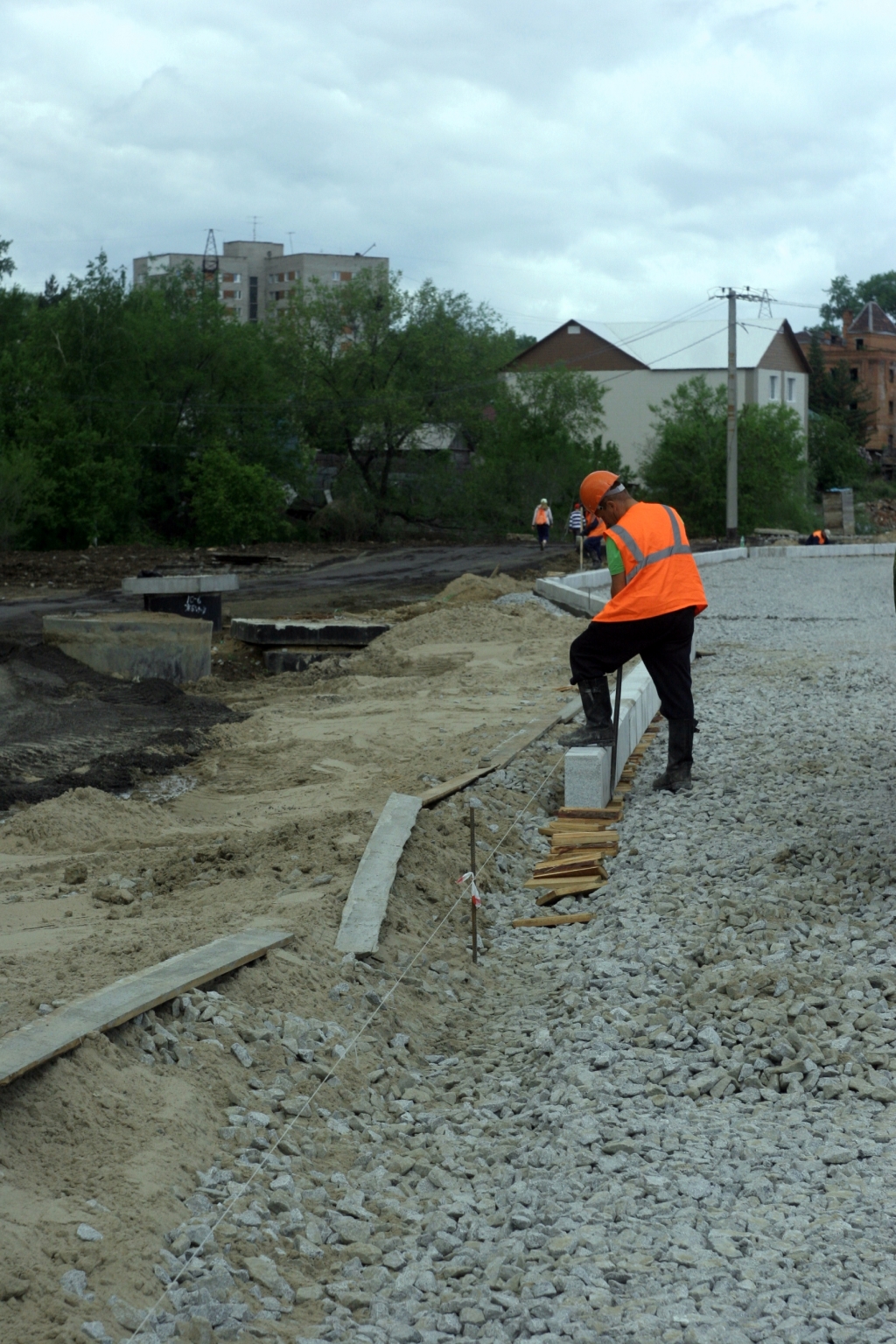 Строительство ул. Дикопольцева