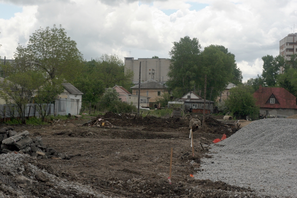 Строительство ул. Дикопольцева