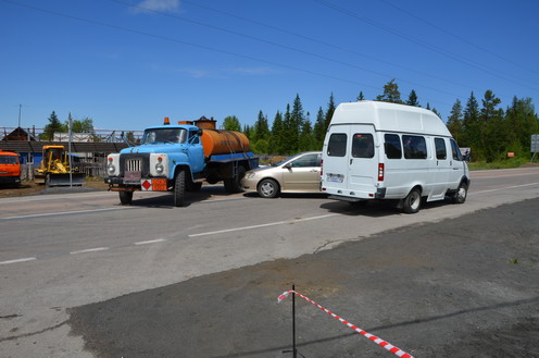 Последствия крупной "аварии" ликвидировали спасатели в Кабанском районе Бурятии