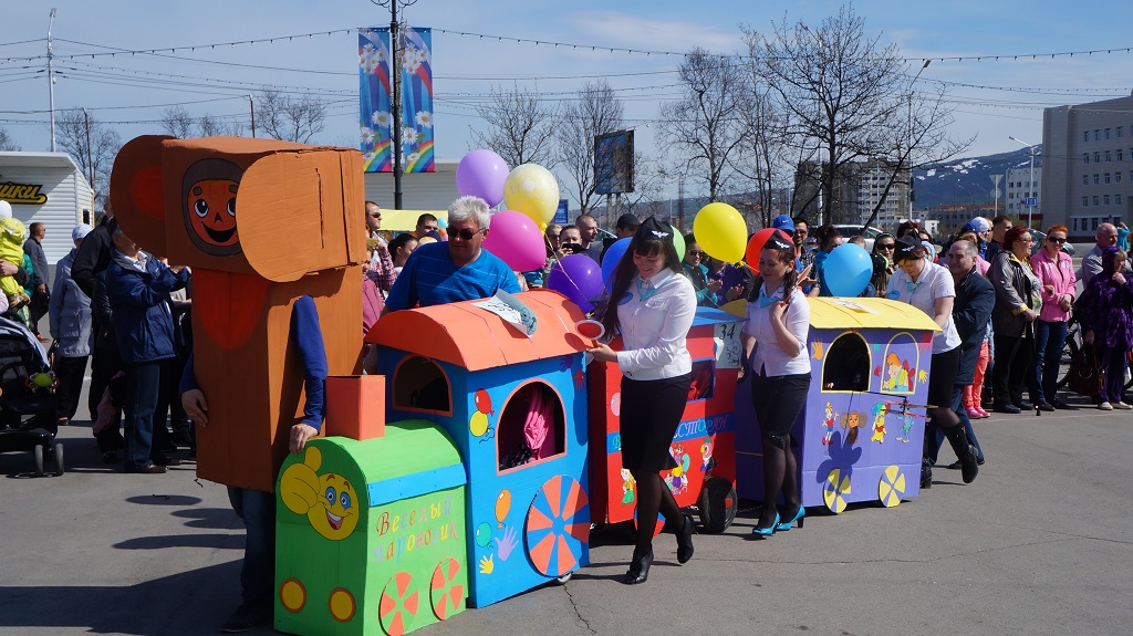 Паровозик в номинации "Потому что мы банда"