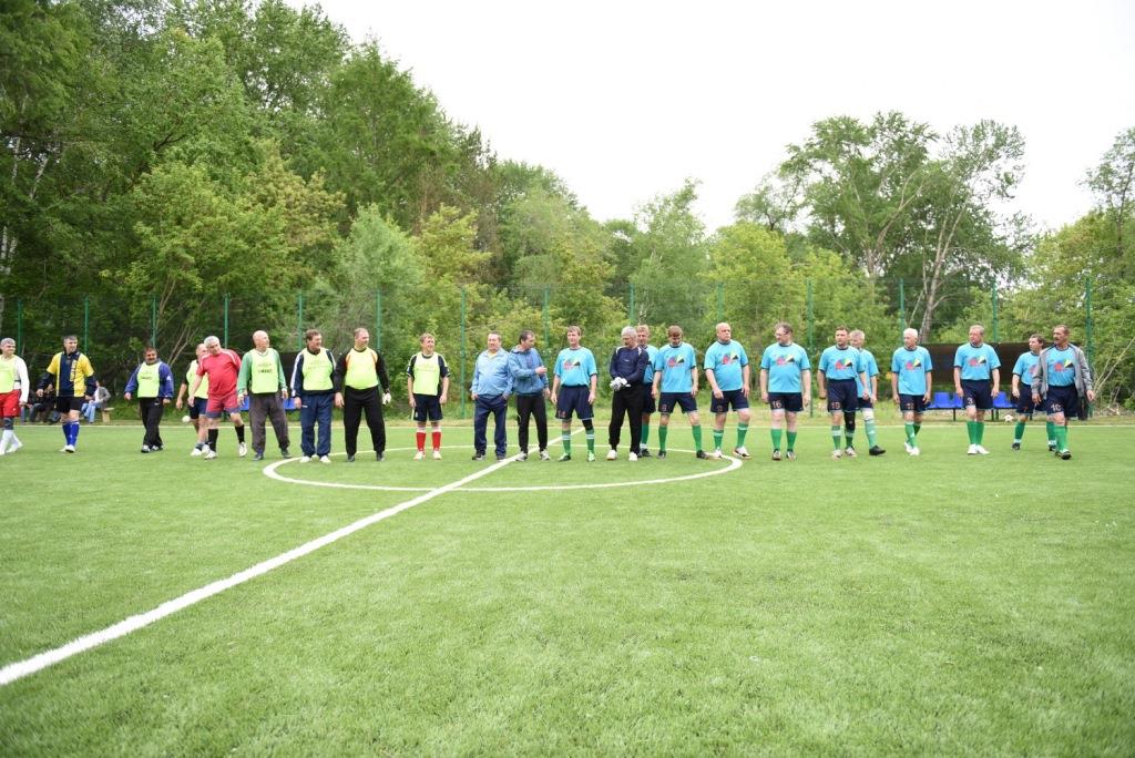 Открытие стадиона в Кавалерово