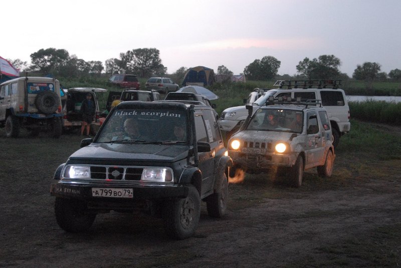 Соревнования по джип-ориентированию в Хабаровске